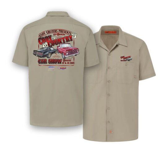Cody Country Car Show 2025 Shop Shirt