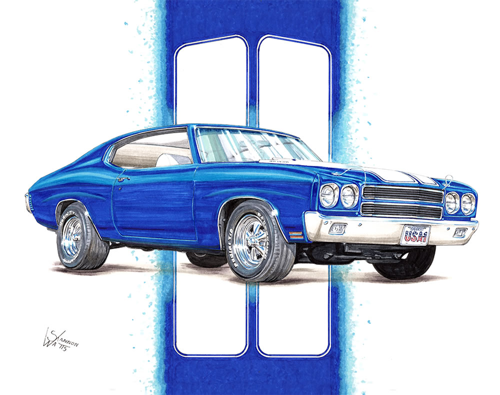 70 Chevelle with SS Stripes
